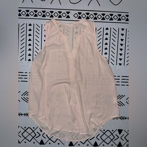 Lush pink sleeveless blouse. Small.